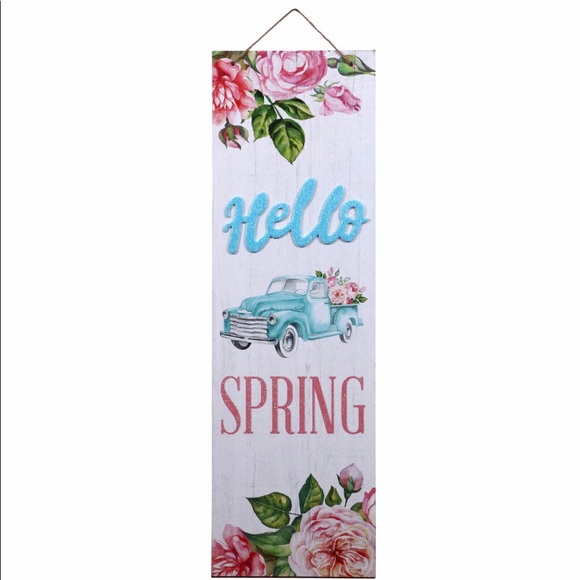 Spring Fling Hanging Welcome Signs, 19inx5.875 in. - Picture 16 of 16